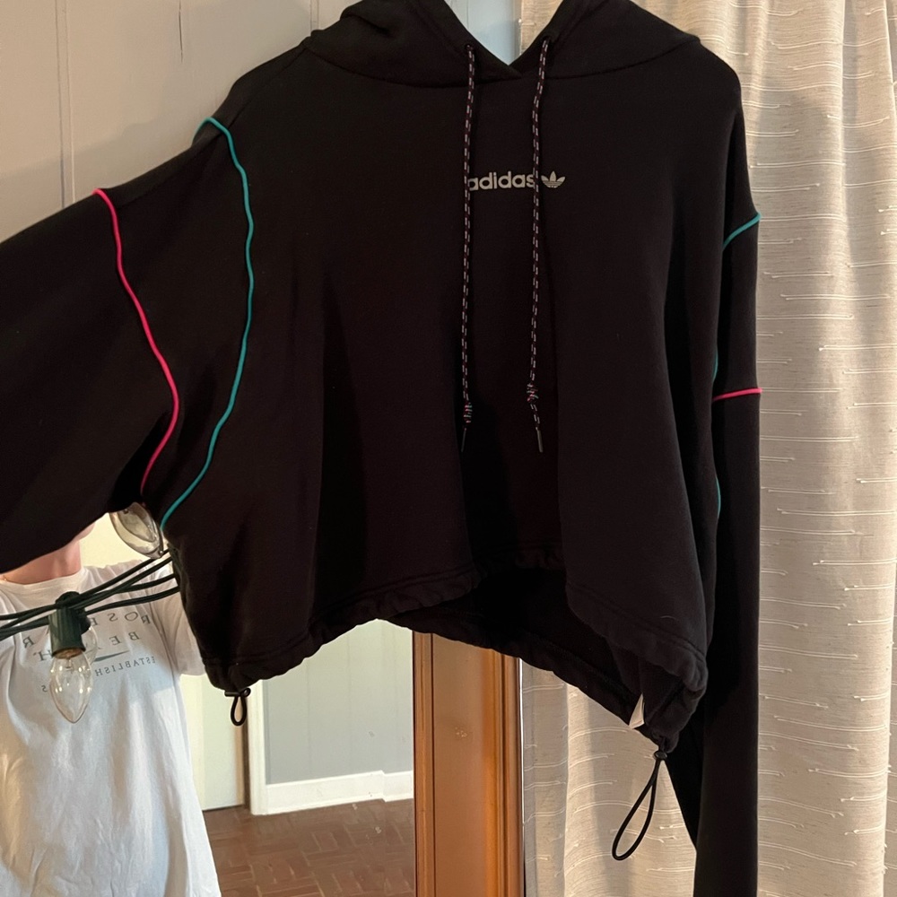 adidas cropped hoodie
